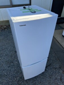 TOSHIBA(東芝)153L 2ドア冷蔵庫 GR-T15BS(W) 2021年製