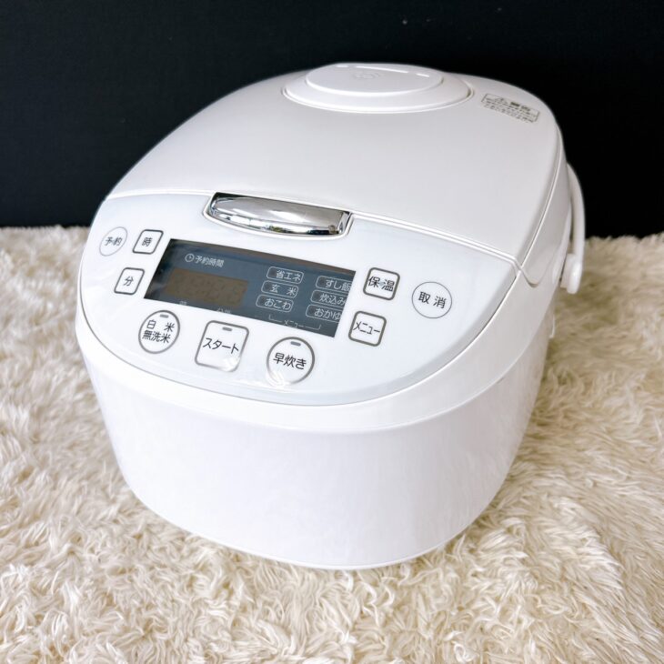 YAMAZEN（山善）マイコン炊飯ジャー BCS-550（W)2021年製