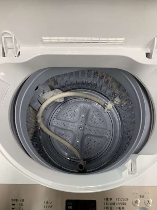 引っ越しで不要な洗濯機（SHARP ES-GE6F-T 2021年製）出張買取