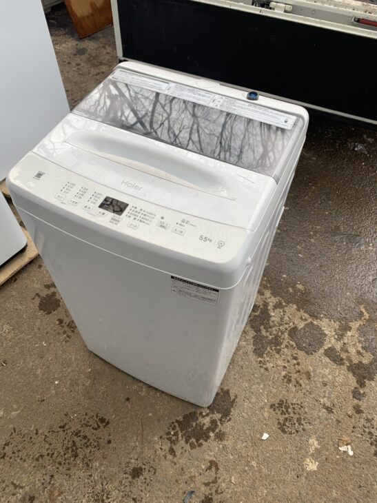 愛知県名古屋市中区】ハイアール 全自動洗濯機 5.5キロ JW‐U55B 2024年