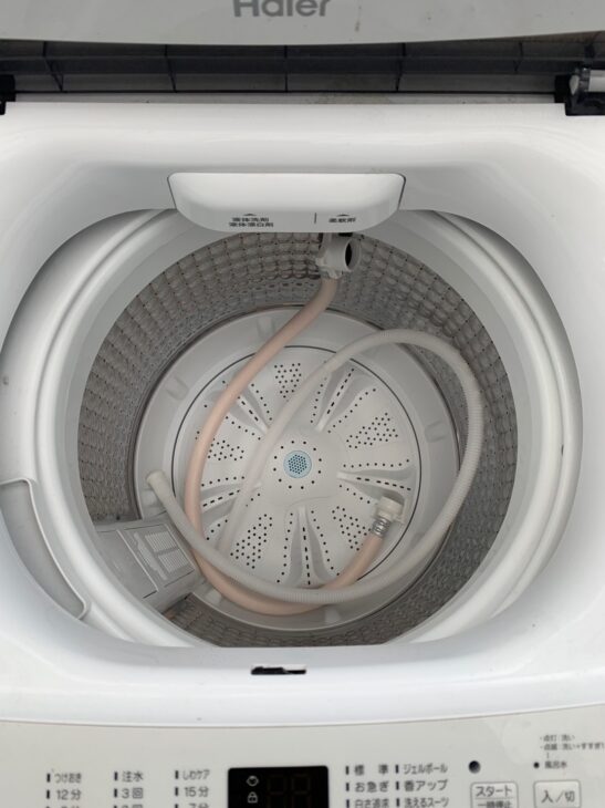愛知県名古屋市中区】ハイアール 全自動洗濯機 5.5キロ JW‐U55B 2024年