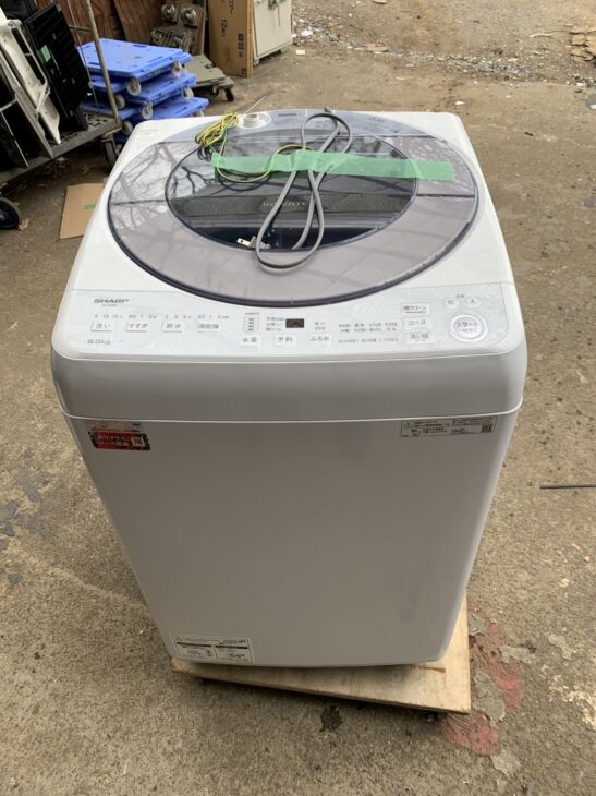 福岡市中央区】SHARP(シャープ) 2021年製 洗濯機 ES-GV8F-Sを 福岡市中央区】SHARP(シャープ) 2021年製 洗濯機 ES-GV8F-Sを