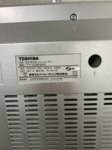 TOSHIBA(東芝)CD ラジオカセットレコーダー TY-CDW990 2022年製