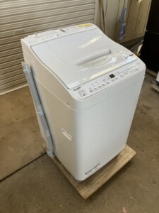 SHARP(シャープ)6.5キロ 電気洗濯乾燥機 ES-TX6H-W 2024年製