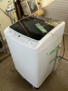 YAMAZEN(山善)8.0キロ 全自動洗濯機 YWM-80(W)2023年製