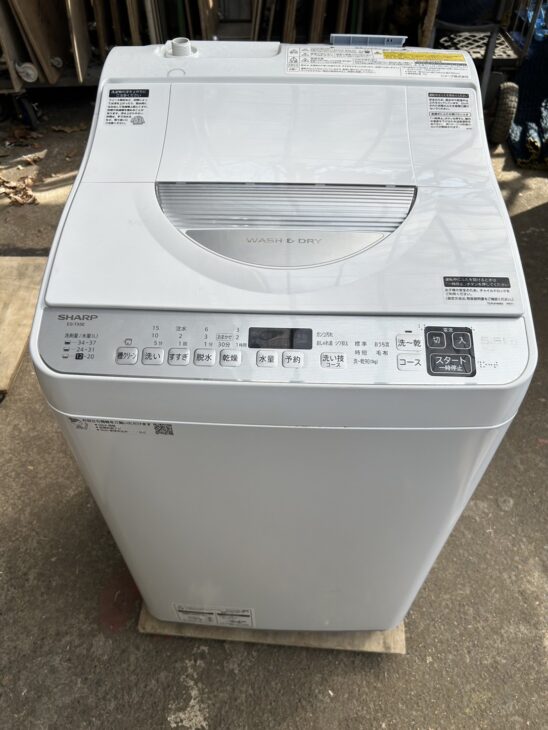 SHARP（シャープ）5.5キロ 電気洗濯乾燥機 ES-TX5E-S 2021年製