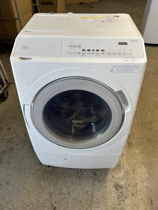 HITACHI（日立）12.0キロ ドラム式洗濯乾燥機 BD-SX120HL 2023年製