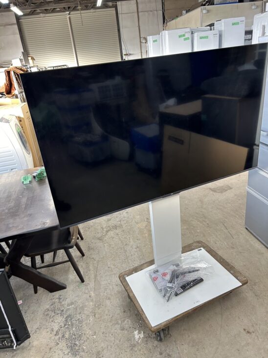 スタンド設置済 TCL 65型液晶カラーテレビ 65C645 2024年製【出張買取