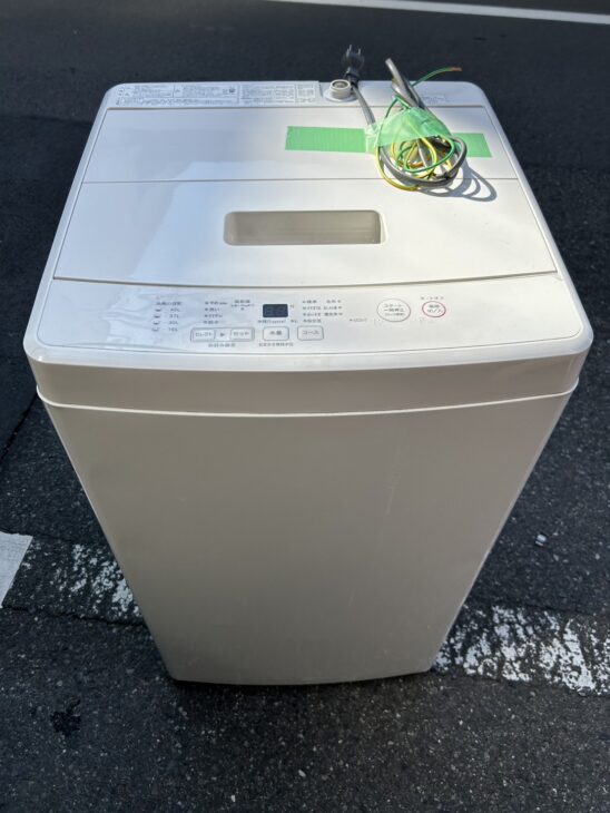 愛知県日進市】無印良品 全自動洗濯機 2020年製 MJ-W50Aを買取しました