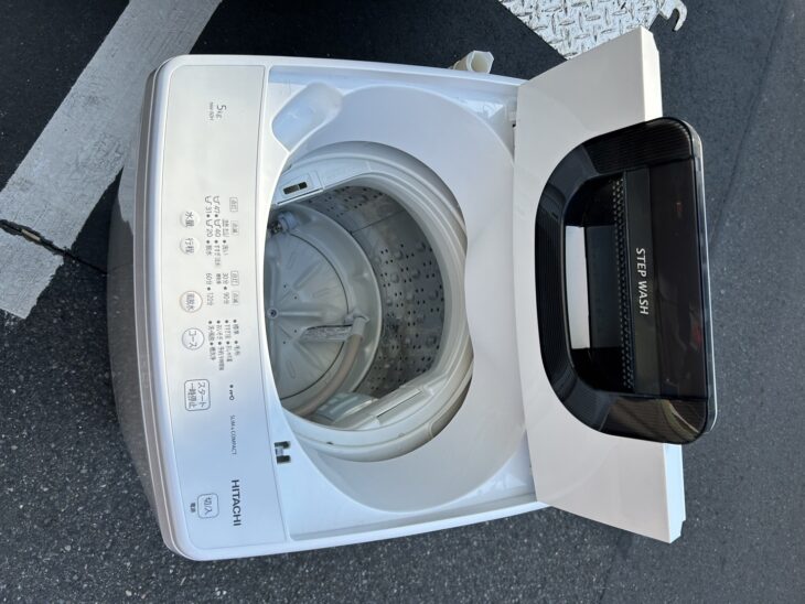 Amazon.co.jp: 日立 全自動洗濯機 5kg ピュアホワイト NW-50B W