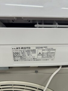 SHARP(シャープ)2.2kW ルームエアコン AY-R22TD 2023年製