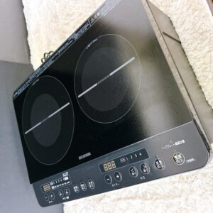 IRIS OHYAMA(アイリスオーヤマ)2口IHコンロ IHK-W13S-B 2022年製
