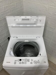 TOSHIBA(東芝)4.5キロ 全自動洗濯機 AW-45M9(W) 2021年製