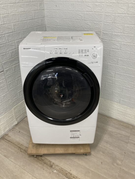 SHARP（シャープ）7.0キロ ドラム式洗濯乾燥機 ES-S7G-WL 2022年製