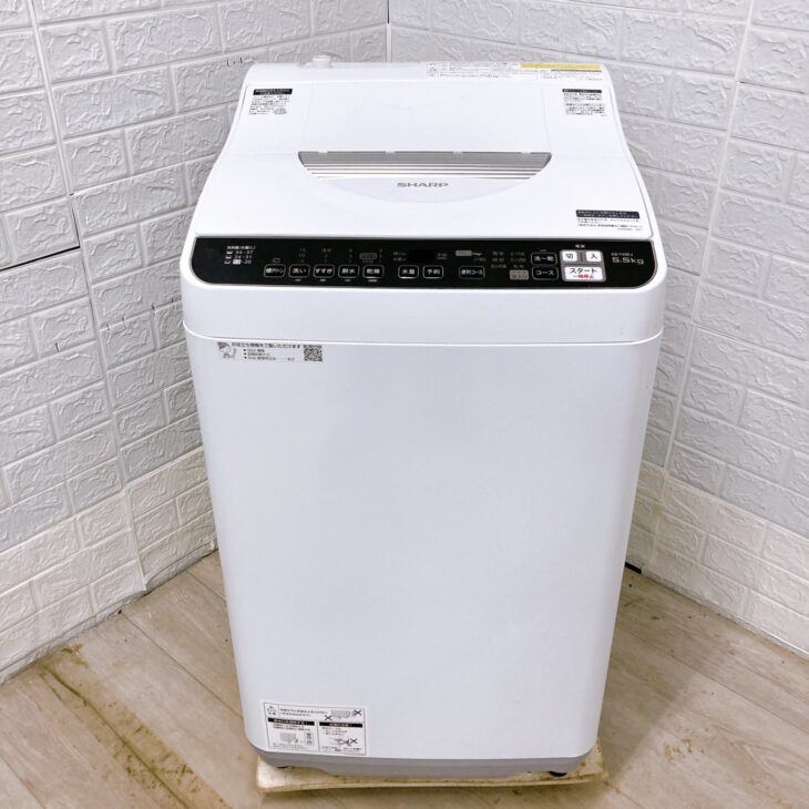 SHARP（シャープ）5.5キロ 電気洗濯乾燥機 ES-TX5EJ-W 2021年製