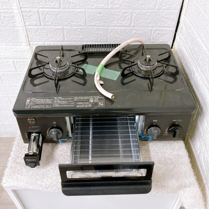 リンナイ グリル付きガステーブル 本体型番：KG35NGRL 都市ガス 2023年製