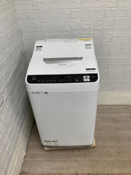 SHARP（シャープ）5.5キロ 電気洗濯乾燥機 ES-TX5EJ-W 2021年製