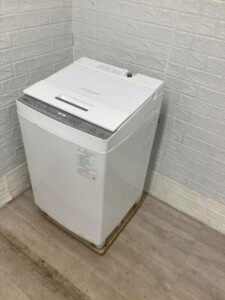 TOSHIBA(東芝)8.0キロ 全自動洗濯機 AW-8DH2BK(W)2022年製