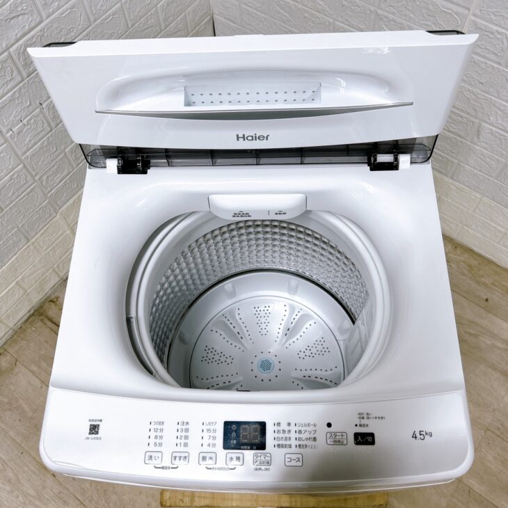 河内長野市中片添町へ Haier 4.5キロ 洗濯機 JW-U45EA 2023年製