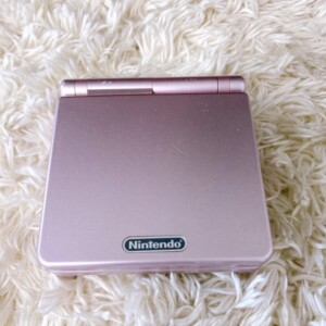 NINTENDO(任天堂)ゲームボーイアドバンスSP AGS-001 パールピンク