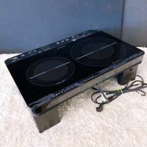 IRIS OHYAMA(アイリスオーヤマ)2口IHコンロ IHK-W13S-B 2022年製