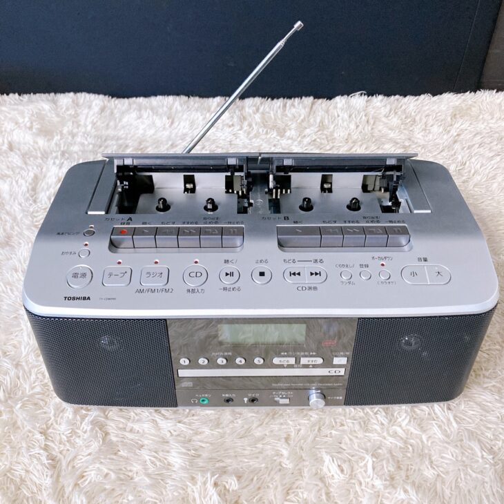 東芝 CD ラジオカセットレコーダー TY-CDW990 2022年製【出張