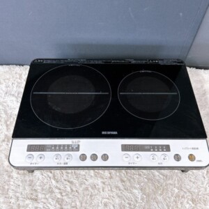 IRIS OHYAMA(アイリスオーヤマ)2口IHコンロ IHK-W12SP-B 2019年製