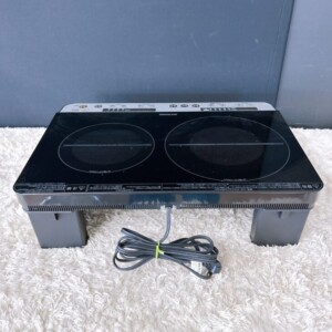 IRIS OHYAMA(アイリスオーヤマ)2口IHコンロ IHK-W12SP-B 2019年製