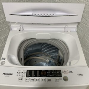Hisense(ハイセンス)4.5キロ 全自動洗濯機 HW-K45E 2022年製
