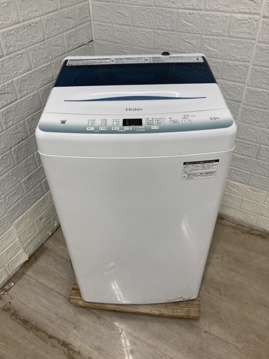 Haier（ハイアール）5.5キロ 全自動洗濯機 JW-U55HK 2021年製