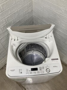 SHARP(シャープ)4.5キロ 全自動洗濯機 ES-GE4D-C 2020年製