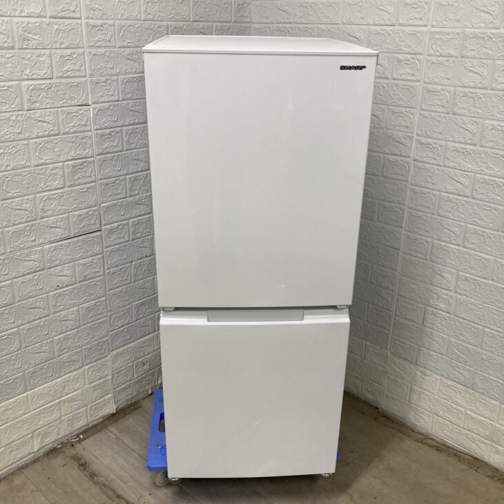SHARP（シャープ）152L 2ドア冷蔵庫 SJ-D15HJ-W 2022年製