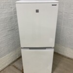 SHARP（シャープ）152L 2ドア冷蔵庫 SJ-15E8-KW 2020年製