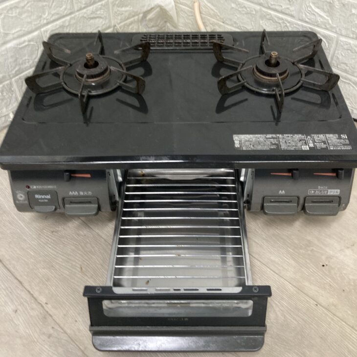 【BY REUSE 霧島国分新町店 出張買取•見積完全無料¥0】RINNAI ガスコンロ 2022年製 ガスコンロの買取はお任せ下さい。事前見積り可能｜アメ商百貨店