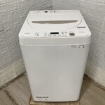 SHARP（シャープ）4.5キロ 全自動洗濯機 ES-GE4E-C 2021年製