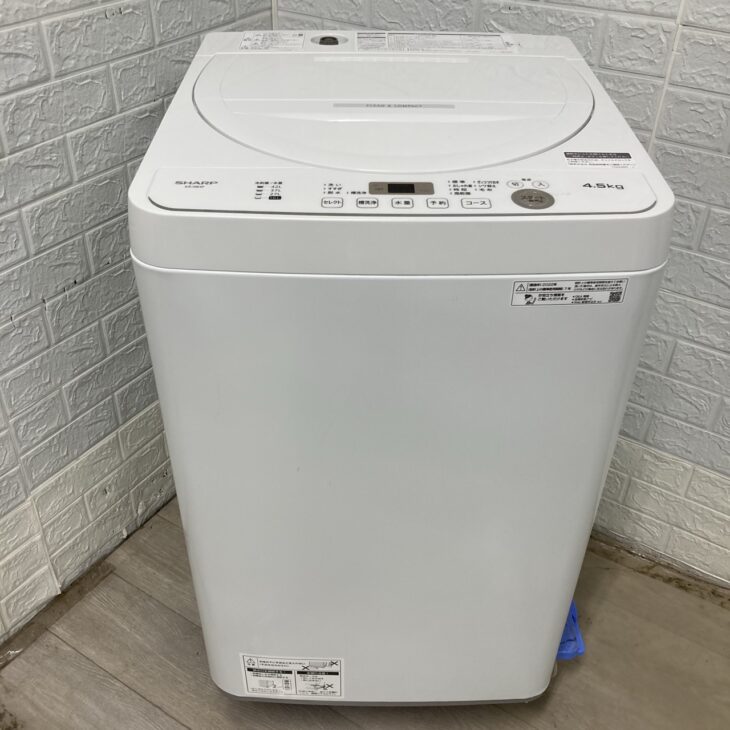 SHARP（シャープ）4.5キロ 全自動洗濯機 ES-GE4F-C 2022年製