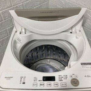 SHARP(シャープ)4.5キロ 全自動洗濯機 ES-GE4E-C 2021年製