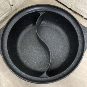 パール金属株式会社 IH対応ガラス蓋付仕切り付鍋 HB-275