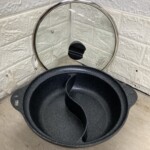 パール金属株式会社 IH対応ガラス蓋付仕切り付鍋 HB-275