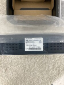 ELECOM(エレコム)ギガビットルーター Wi-Fi6 WRC-X3000GS3-B