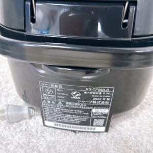 SHARP(シャープ)ジャー炊飯器 KS-CF05B-B 2022年製