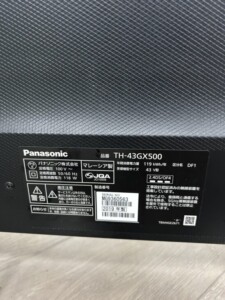 Panasonic(パナソニック)43型液晶テレビ TH-43GX500 2019年製