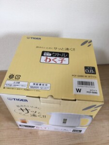 TIGER(タイガー)電気ケトル わく子 PCF-G080 ホワイト