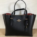 COACH（コーチ）ショルダーバッグ クロスグレイン モリートート25 ブラック