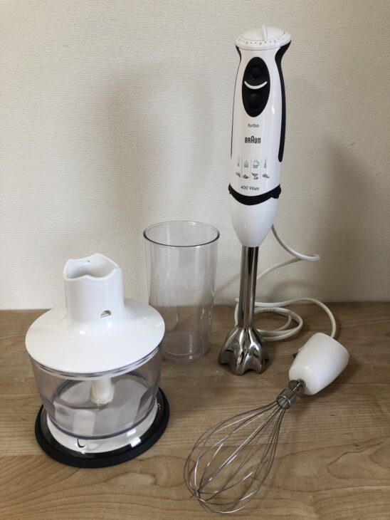 BRAUN（ブラウン）マルチクイック ハンドブレンダー MR5555MCA