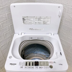 Hisense(ハイセンス)5.5キロ 全自動洗濯機 HW-G55BK1 2023年製