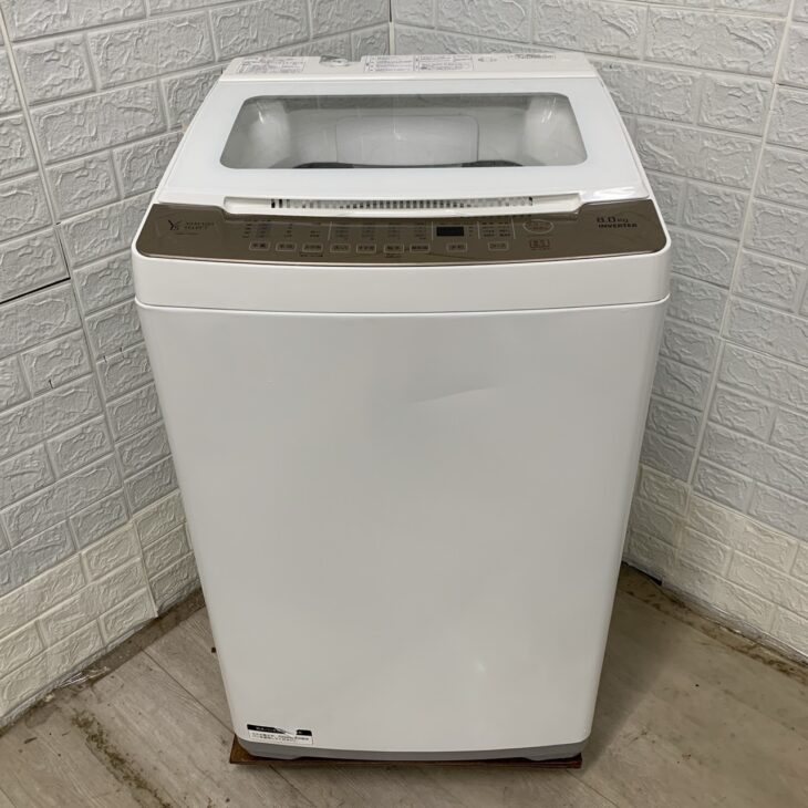 YAMADA（ヤマダ）8.0キロ 全自動洗濯機 YWM-TV80G1 2020年製