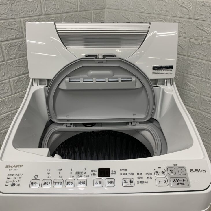 【引越し最終日セール】SHARP 洗濯機6.5kg ES-TX6G 乾燥付き ES-TX6G｜洗濯機：シャープ
