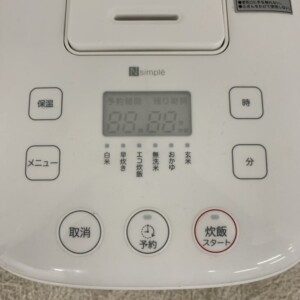 NITORI(ニトリ)マイコン炊飯ジャー BN201WH 2023年製