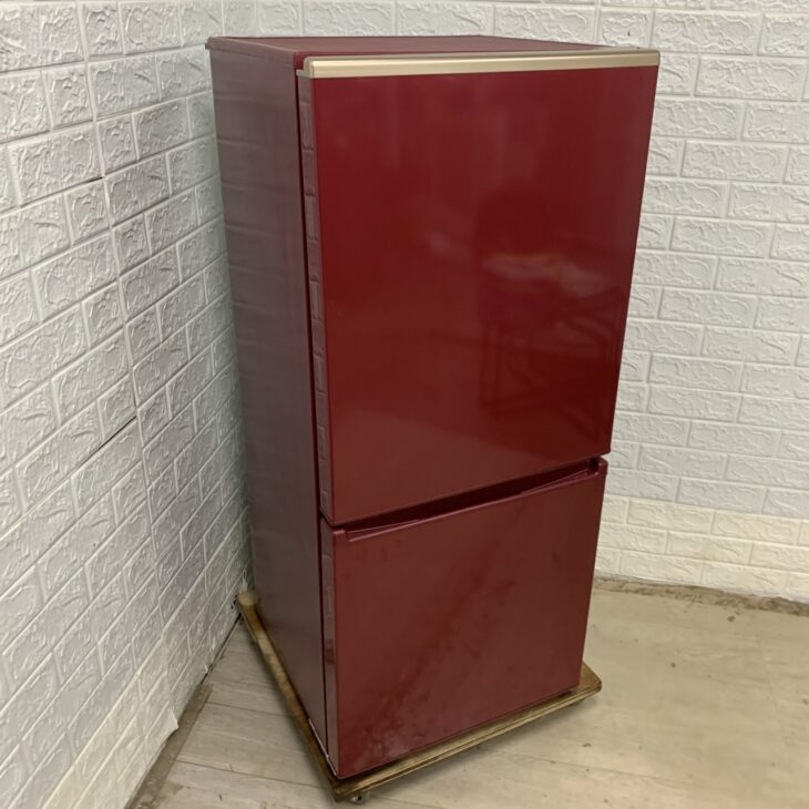 冷蔵庫 アクア AQR-17K 2021 AQUA 2ドア冷蔵庫 168L 赤色 一人暮らし レッド 冷蔵庫 レッド AQR-17KBK-R [168L /2ドア /右開きタイプ] [冷凍室 58L